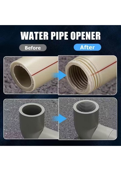 -1/2 Iç Dış Plastik Boru Diş Açma Seti 1/2 Inç Borularla Uyumlu Musluk Borusuna Uyumlu modelleri
