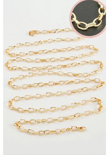 4 mm Oval Zincir 1 Metre