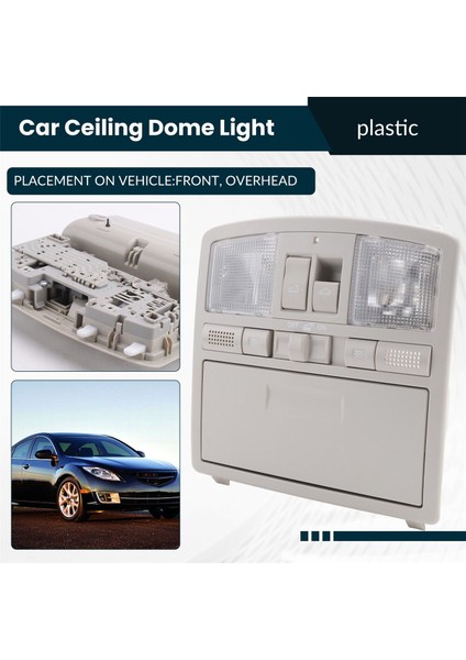 Sunroof Anahtarlı Güneş Gözlüğü ile Araba Açık Okuma Işığı GS4C-69-970D-75 Mazda 6 2009-2011 GS4C69970D75 (Yurt Dışından) fırsatları