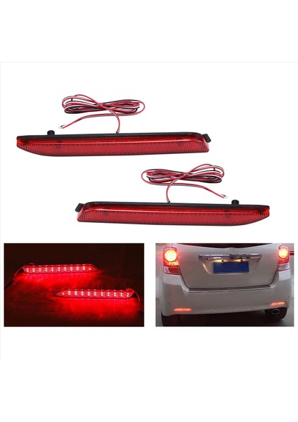 Araba LED Arka Tampon Reflektör Fren Işık Kuyruk Lambası 81920-08010 Toyota Harrier Avalon Venza Lexus GX470 (Yurt Dışından)
