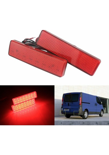 Renault Traic Için Arka Tampon Reflektör Işık Fren Lambası Opel Vauxhall Movano Red Için Nissan Primastar Için Master (Yurt Dışından) fiyatları