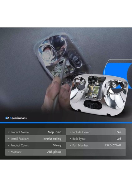 Ford Ranger 1993-2004 Için LED Iç Tavan Çatı Kubbesi F37Z-13776-B (Yurt Dışından) indirimleri