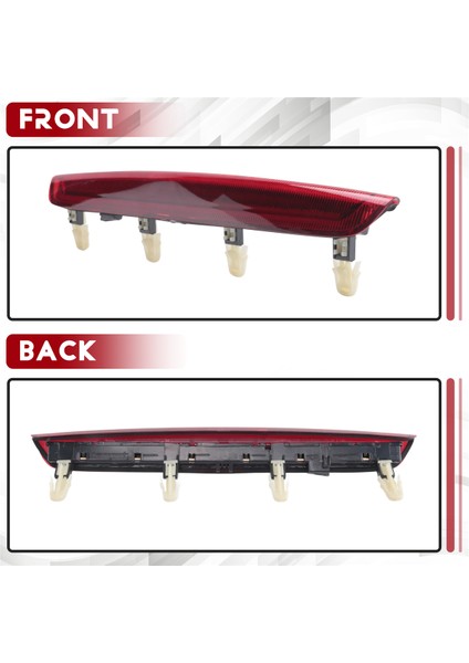 Kırmızı Araba Üçüncü Fren Işığı LED Arka Kuyruk Durdurma Işığı For-Audi A3 Sportback S3 Rs3 2004-2012 8P4945097C (Yurt Dışından) indirimleri