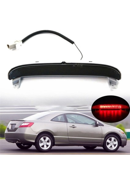 Araba 3rd Fren Montaj Durdurma Lambası Honda Civic Ex Coupe 2006-2011 Için LED 2006-2011 32470-SVA-A01 C (Yurt Dışından)