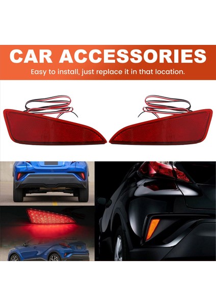 Araba LED Arka Tampon Reflektörü Işık Fren Işık Kuyruk Lambası 81910F4010 81920F4010 Toyota C-Hr Yaris Için (Yurt Dışından) fırsatları
