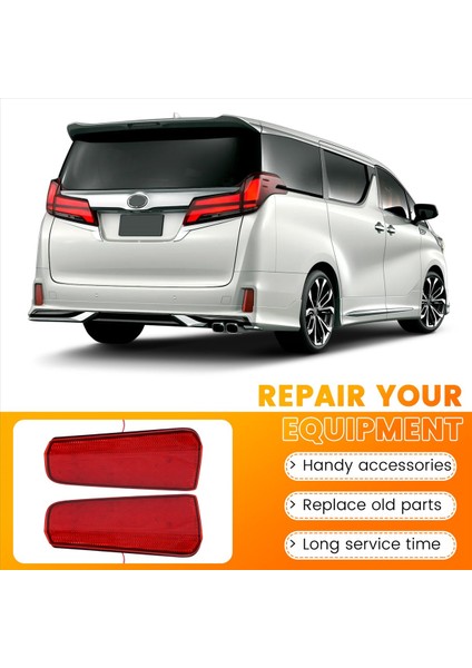 Toyota Alphard 30 Seri Için Araç LED Arka Tampon Reflektör Işık Fren Işık Kuyruk Lambası (Yurt Dışından) fırsatları