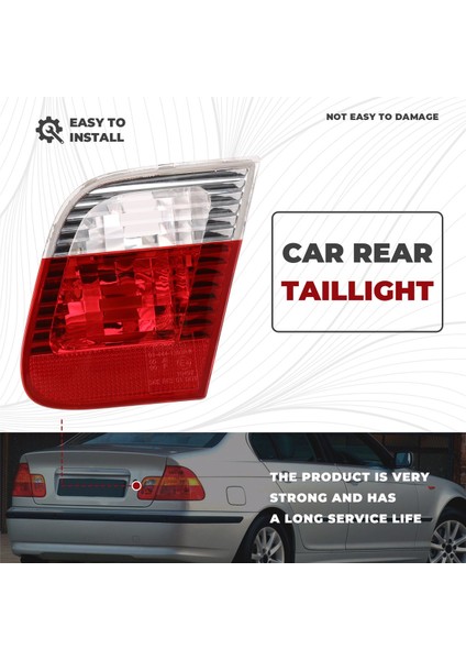 For-Bmw 3 Serisi E46 2002-2005 Araba Iç Arka Arka Lamba Fren Işığı 63216910538 Sağ (Yurt Dışından) fırsatları