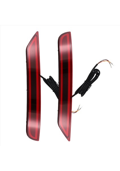 1 Çift LED Arka Tampon Reflektör Kuyruk Freni Sinyali Işık Lambası Subaru Forester 08-16 (Yurt Dışından) modelleri