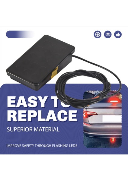 LED Araba Fren Lambası 15LED F1 Tarzı Evrensel Kabuklu Pilot Işık Araba Arka Spoyler LED Fren Işık Kuyruğu Açık Siyah Kabuk (Yurt Dışından) fırsatları