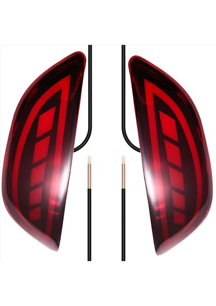Araba LED Arka Tampon Işığı Hyundai Accent Verna Solaris Brio 2008-2015 Kuyruk Reflektörü Fren Sis Lambası Dönüş Sinyali (Yurt Dışından)
