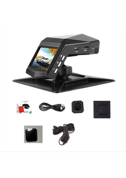 1080P Full Hd Dash Cam Araç Video Merkez Konsol LCD Araba Dvr Video Kaydedici Park Monitörü (Yurt Dışından)