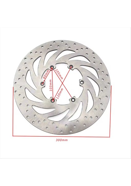 Bmw F650GS F650ST F650 Gs St F 650GS 650ST 1993-2007 Için Motosiklet 300MM Ön Fren Disk Fren Rotoru (Yurt Dışından) fırsatları