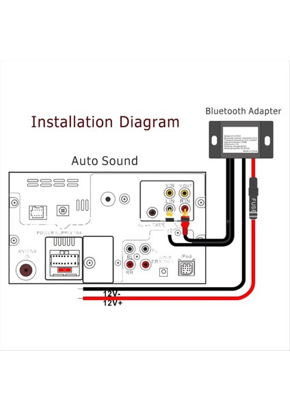 Araba Kablosuz Bluetooth Alıcı Modülü Bluetooth V4 0 DC12-24V Aux Adaptör Müzik Alıcı Modül Kiti 2rca Arayüzü (Yurt Dışından) indirimleri