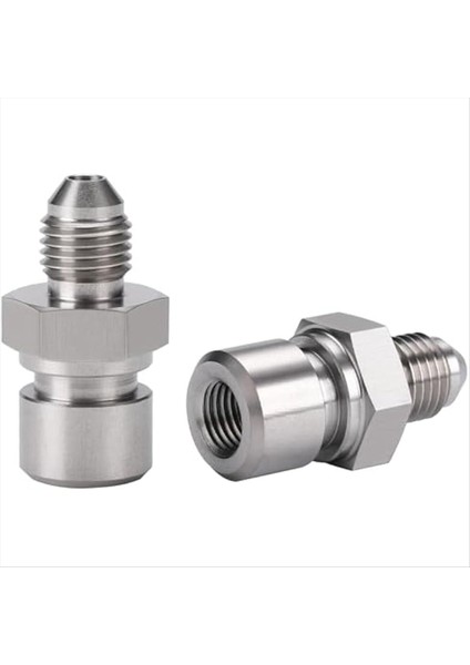 4AN Erkek-3/8-24 3/16INÇ Ters Flare Paslanmaz Çelik Fikir Fikir Takımlı Fren Fren Hattı Adaptörü 2 Pcs (Yurt Dışından) fırsatları