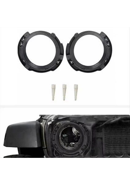 7 Inç LED Far Braketleri Jeep Wrangler Için Jk 2007-2017 Araba Aksesuarları Için Kova Basklar Basklar Yüzüğü (Yurt Dışından) fırsatları