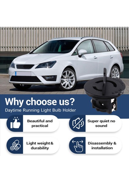 6J0941156A Gündüz Çalışan Ampul Tutucu Ampul Soketi Göstergesi Ampul Tutucu Seat Için Somut Soketi Ibıza 2009-2012 (Yurt Dışından) indirimleri