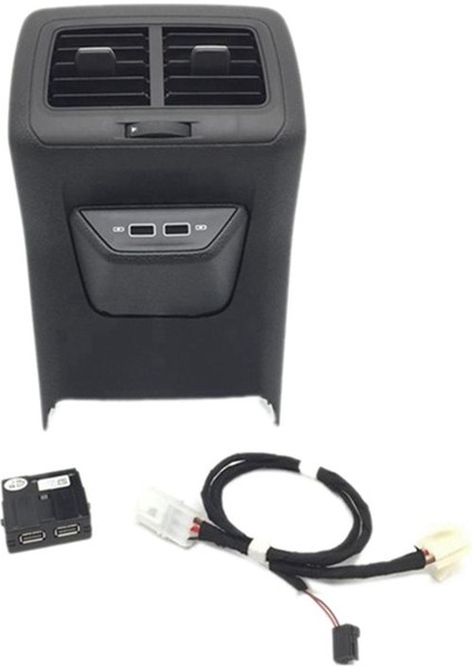 Çift Şarj Cihazı Merkezi Koltuk Alanı ile Arka Hava Havalandırma Çıkışı Vw Golf 7 Mk7 7 5 5GG864298B (Yurt Dışından)