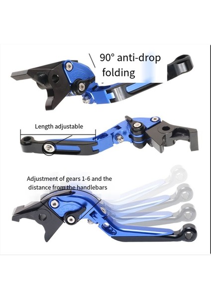 Suzuki Gixxer Için Motosiklet Cnc Fren Debriyaj Kolları 250 Sf 250SF 150 125 2020-2023 2022 Ayarlanabilir Katlama Uzatılabilir (Yurt Dışından) modelleri