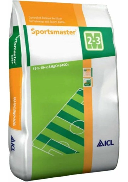 Sportsmaster 15-5-15 Çim Gübresi Dengeli Bakım 2 - 3 Aylık (25 Kg)