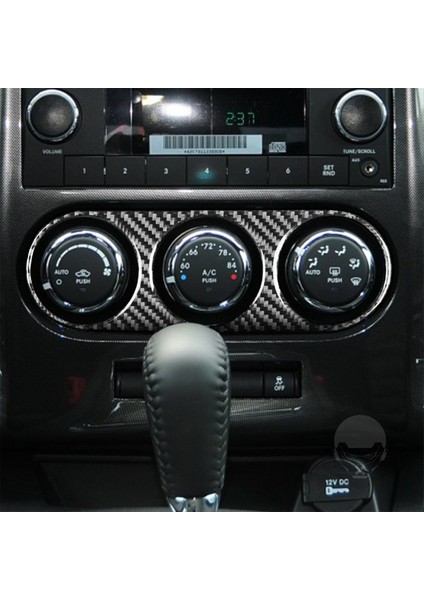 Challenger Için 2009 2009 Için 2012 2011 2012 2013 2014 Aksesuarlar Karbon Fiber Araba Klima Düğmesi Etiketi (Yurt Dışından) indirimleri