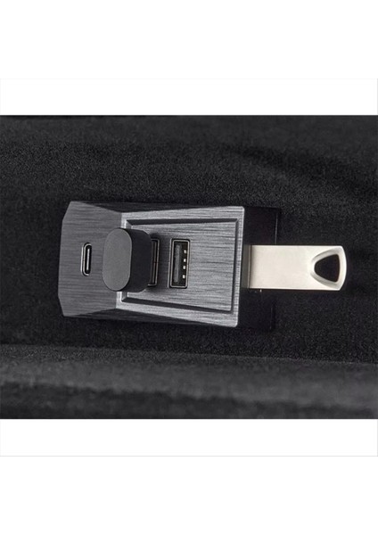 Tesla Için Glovebox USB Hub Yeni Model Y Launch Juniper 2025 Model 3 Highland Tip-C Port Splitter Pıhtılaşma Istasyonu Verileri (Yurt Dışından) fırsatları