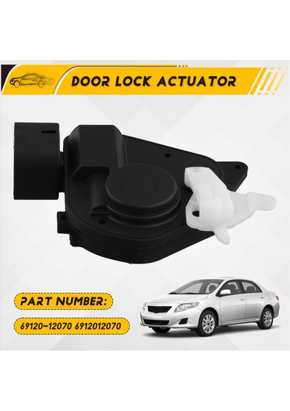 69120-12070 Toyota Corolla Için Araba Ön Sol Kapı Kilidi Aktüatörü 2000-2008 Sağ El Sürücüsü 6912012070 (Yurt Dışından) fırsatları