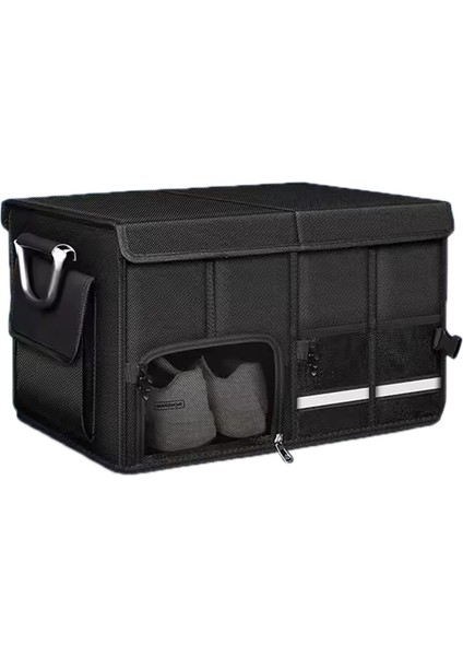 Büyük Kapasiteli Araba Saklama Kutusu Evrensel Araba Bagaj Organizatör Kargo Depolama Aracı Otomatik Bagaj Kutusu (Yurt Dışından)