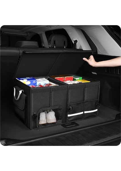Büyük Kapasiteli Araba Saklama Kutusu Evrensel Araba Bagaj Organizatör Kargo Depolama Aracı Otomatik Bagaj Kutusu (Yurt Dışından) fiyatları