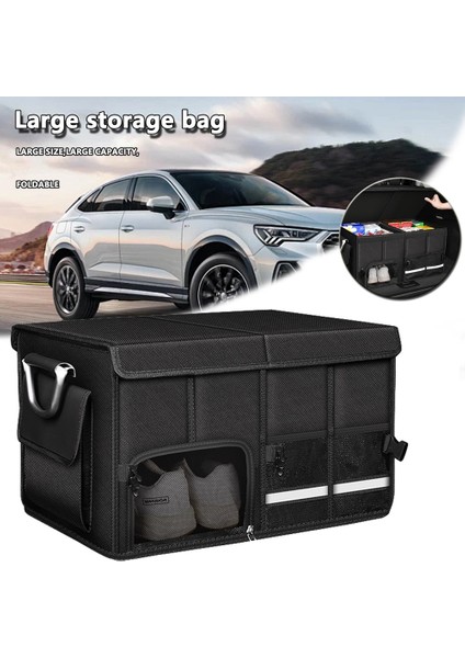 Büyük Kapasiteli Araba Saklama Kutusu Evrensel Araba Bagaj Organizatör Kargo Depolama Aracı Otomatik Bagaj Kutusu (Yurt Dışından) fırsatları