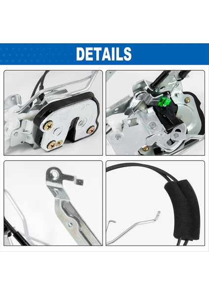 Kapı Kilidi Mandalı Aktüatör Toyota 01-07 Sequoia &amp 05-06 Tundra Için Sol Ön Sürücü (Yurt Dışından) modelleri