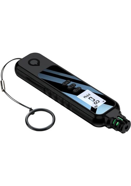 Karbon Monoksit Test Cihazı Taşınabilir Karbon Monoksit Detektörü Ev Küçük ve Taşınabilir Karbon Monoksit Detektörü (Siyah) (Yurt Dışından)