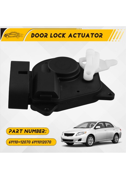 69110-12070 Toyota Corolla Için Araç Ön Kapı Kilidi Aktüatörü 2000-2008 Sağ El Sürücüsü 6911012070 (Yurt Dışından) fırsatları