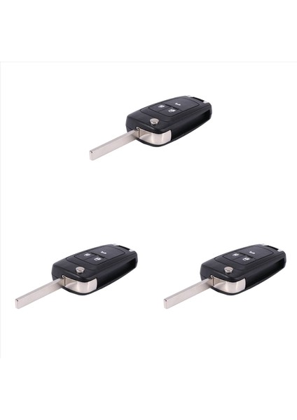 3x 3 Düğmeleri 433MHZ ID46 Yonga Uzaktan Kumanda Anahtarı Chevrolet Cruze Aveo Orlando 2010-2015 HU100 Blade (Yurt Dışından)