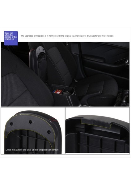 Merkez Konsol Kolçak Kutusu Uzunluk Toyota Corolla Cross 2019-2022 Iç Aksesuarlar Için Pad Kutusu Koruma Kapağı (Yurt Dışından) fiyatları