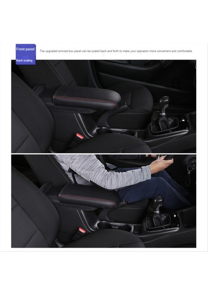 Merkez Konsol Kolçak Kutusu Uzunluk Toyota Corolla Cross 2019-2022 Iç Aksesuarlar Için Pad Kutusu Koruma Kapağı (Yurt Dışından) modelleri