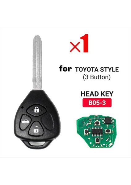 KD900/KD-X2 Kd MINI/URG200 Programcı Için Toyota Stili Için B05-3 Kd Uzaktan Kumanda Arabası Anahtar 3 Düğmesi (Yurt Dışından) fiyatları