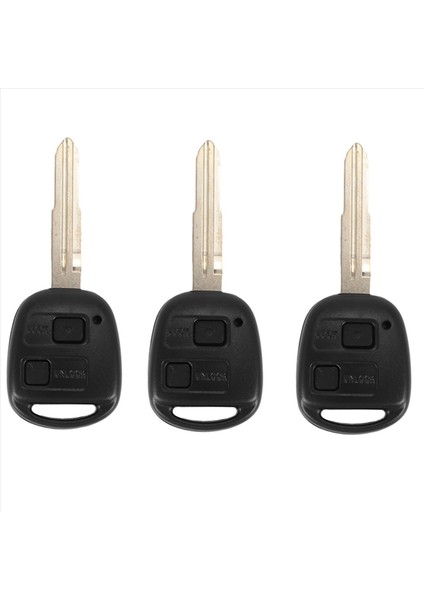 Toyota Yaris Için 3x 2 Düğme Uzak Anahtar Kabuğu (Yurt Dışından)