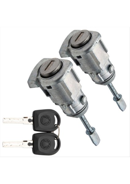 Sol Sağ Kapı Kilidi Namlu Silindir 3B0837167 3B0837168 Skoda Superb 2002-2008 Otomobil Aksesuarları (Yurt Dışından)