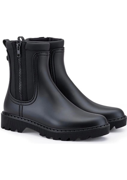 Chloe Engomado Kadın Siyah Yağmur Botu W10300-002 fiyatları