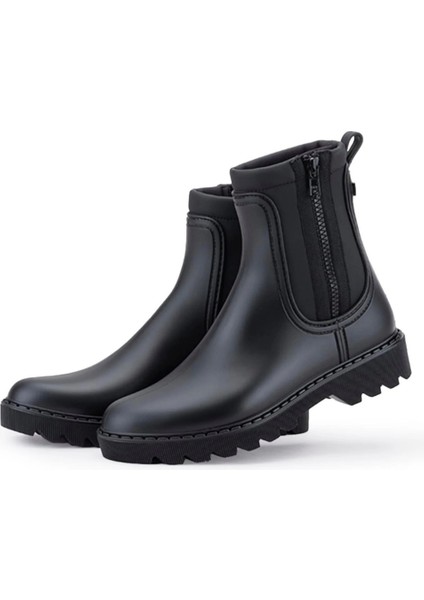 Chloe Engomado Kadın Siyah Yağmur Botu W10300-002 modelleri