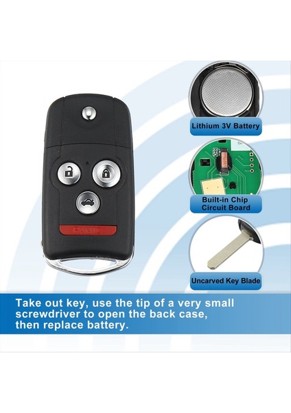 4 Düğme Anahtarsız Giriş Uzaktan Kumanda Değiştirme Anahtarı Fob Smart Fob OUCG8D-439H-A Acura Tl 2007-2008 313 8mhz 46CHIP (Yurt Dışından) fırsatları