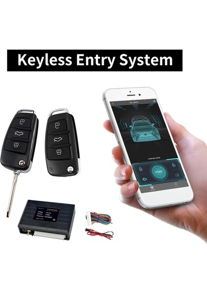 2x Araba Alarm Araç Anahtarsız Giriş Merkezi Kapı Kilidi Kiti Araç Anahtarsız Uygulama Uzaktan Kumanda Giriş (Yurt Dışından) indirimleri