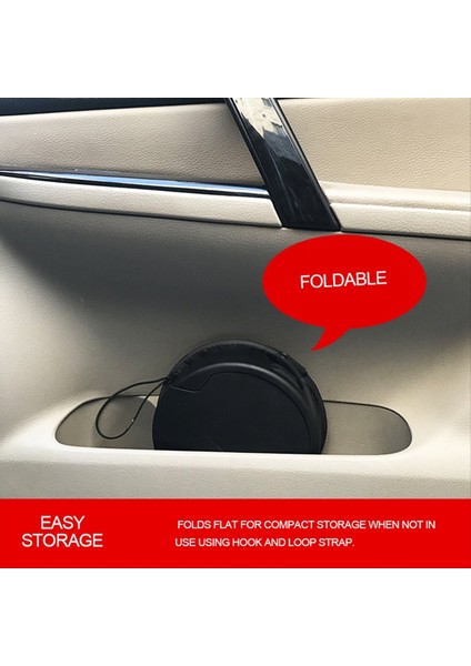 Katlanabilir Araba Çöp Kutusu Kapak Sızdırmaz Su Geçirmez Asılı Araba Çöp Depolama Çantası Araba Iç Depolama Organize Çanta (Yurt Dışından) fırsatları