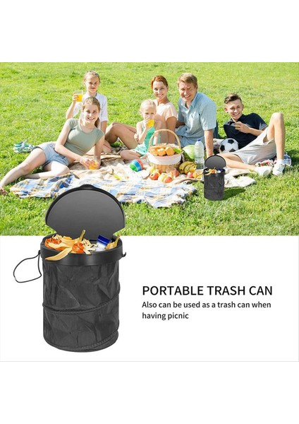 Katlanabilir Araba Çöp Kutusu Kapak Sızdırmaz Su Geçirmez Asılı Araba Çöp Depolama Çantası Araba Iç Depolama Organize Çanta (Yurt Dışından) indirimleri