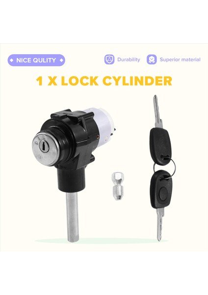 6U0905851 Vw Audi Skoda Koltuğu Için Araba Kapısı Kilit Silindir Kombinasyon Anahtarı 6U0905851A (Yurt Dışından) fırsatları