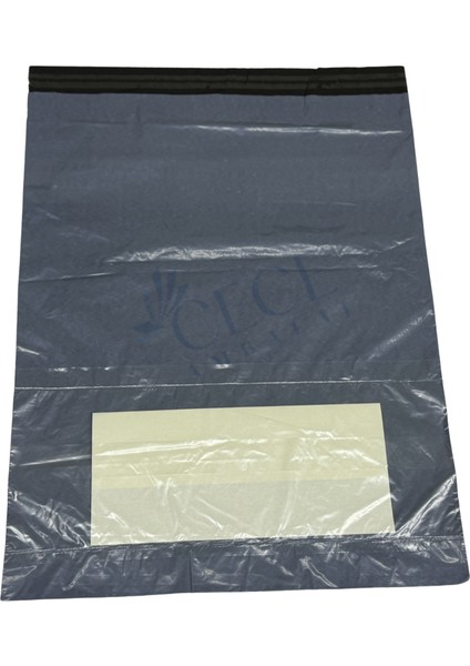 Gri Cepli Kargo Poşeti 45X55 cm 100 Adet E-Ticaret Poşeti | Yapışkan Bantlı Kargo Zarfı