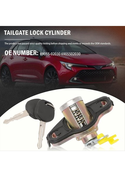 Toyota Corolla Matrix 1 8l L4 2003-2008 Için Tuşlarla Gövde Kapağı Kilit Silindiri 69055-02030 Aksesuarları Değiştirin (Yurt Dışından) fırsatları
