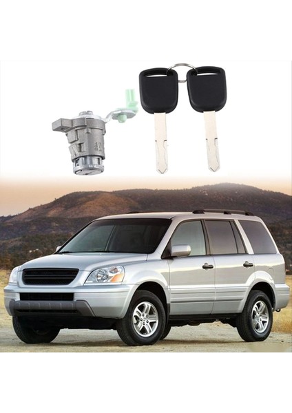 Honda Pilot 2003-2008 Için 2 Tuşlu 72185-S9V-A21 ile Sürücü Kapı Kilit Silindiri (Yurt Dışından) indirimleri