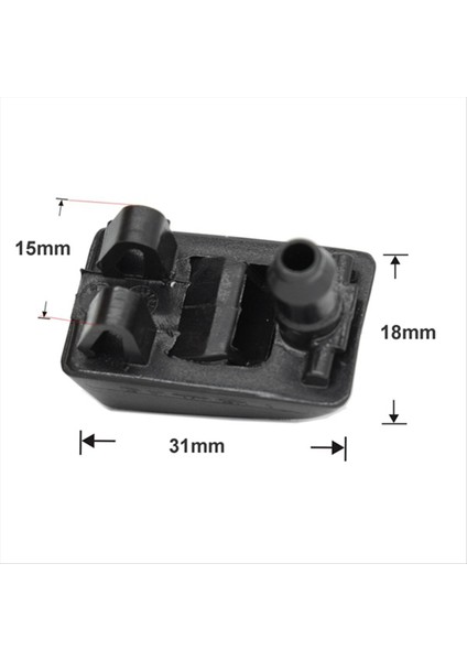 2pcs Ön Cam Ön Çamaşır Makinesi Sprey Jeti 1Z0955985 Skoda Octavia Için 2004-2015 (Yurt Dışından) modelleri