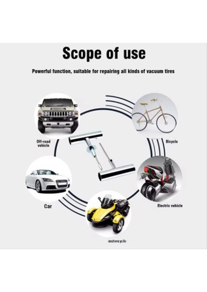 Otomatik Lastik Onarım Seti Delinme Onarım Araçları Araba Van Motosiklet Bisiklet Acil Durum Ağır Tubeless Lastik Onarım Perçin Seti (Yurt Dışından) indirimleri